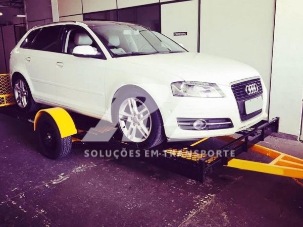 Carretinha Reboque Basculante para Transporte de Carros com 01 Eixo – Tela s/freio