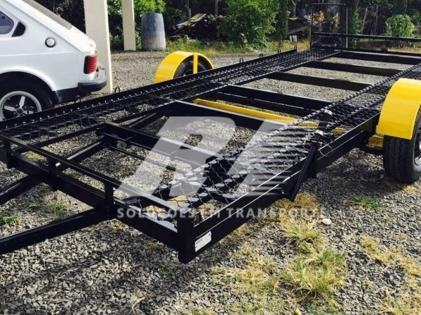 Carretinha Reboque Basculante para Transporte de Carros com 01 Eixo – Tela s/freio