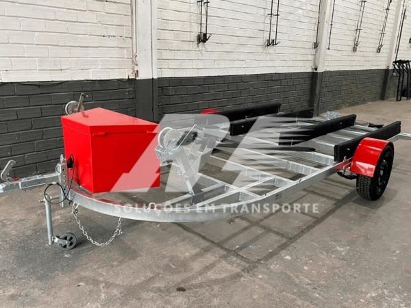 Carretinha Reboque para 02 Jet Ski Sea-Doo, Kawasaki ou Yamaha