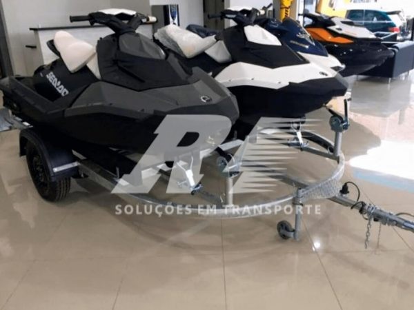 Carretinha Reboque para 02 Jet Ski Sea-Doo, Kawasaki ou Yamaha