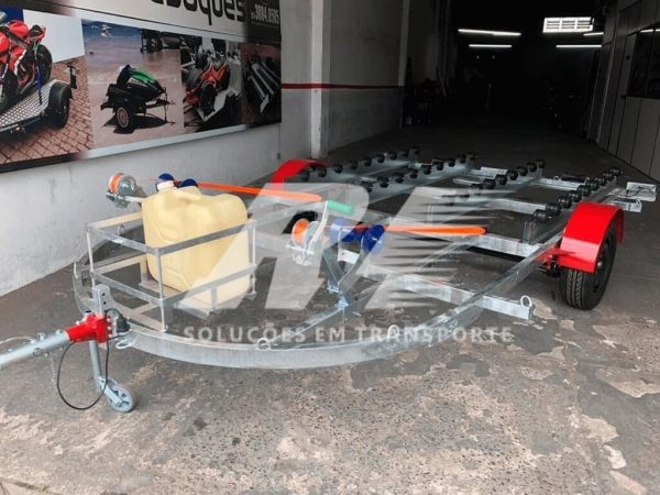 Carretinha Reboque para 02 Jet Ski Sea-Doo, Kawasaki ou Yamaha