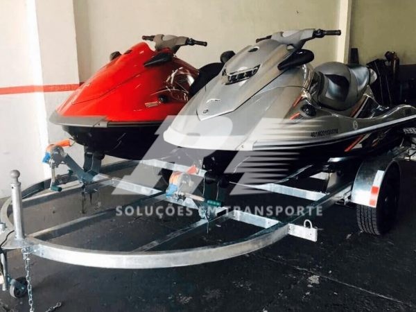 Carretinha Reboque para 02 Jet Ski Sea-Doo, Kawasaki ou Yamaha