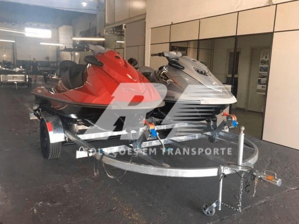 Carretinha Reboque para 02 Jet Ski Sea-Doo, Kawasaki ou Yamaha