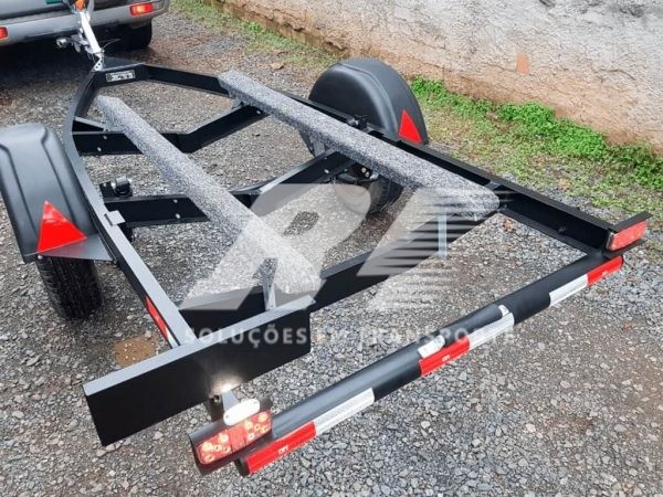 Carretinha Reboque para Jet Ski em Alumínio 02 ou 03 Lugares
