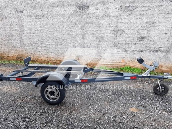 Carretinha Reboque para Jet Ski em Alumínio 02 ou 03 Lugares